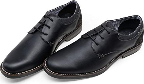 Jousen Mens Dress Shoes Retro Plain Toe 