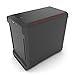 Phanteks PH-ES215P_SRD Enthoo Evolv Mini iTX Tower Case, Window Case, Red