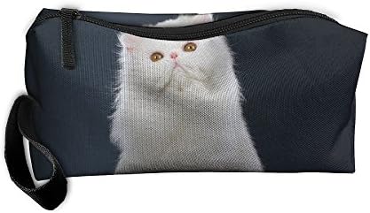 Szqbag Persian CAT Cute Printing Portable Multiple Usage Handbag Storage Pouch Bag Case Accessories Organizer Healthcare Kit Grooming Kit Cosmetics Bag Make-up Bag With Zipper
