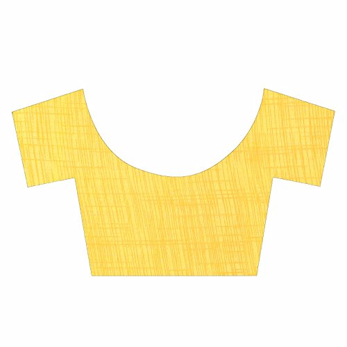 jaanvi fashion women's chiffon floral printed saree (yellow)