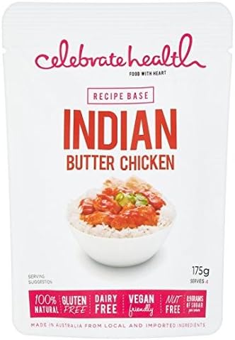 Celebration Health Indian Butter Chicken Sauce 100% Natural 175g (Pack of 6)