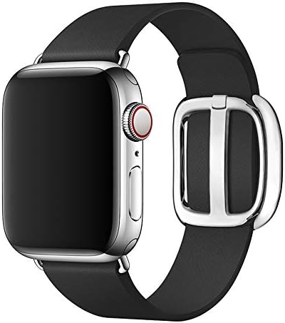 SIRUIBO Leather Band for Apple Watch 38mm 40mm 42mm 44mm Women, Modern Buckle Replacement iWatch Strap Wristband for Apple Watch Series 4 3 2 1