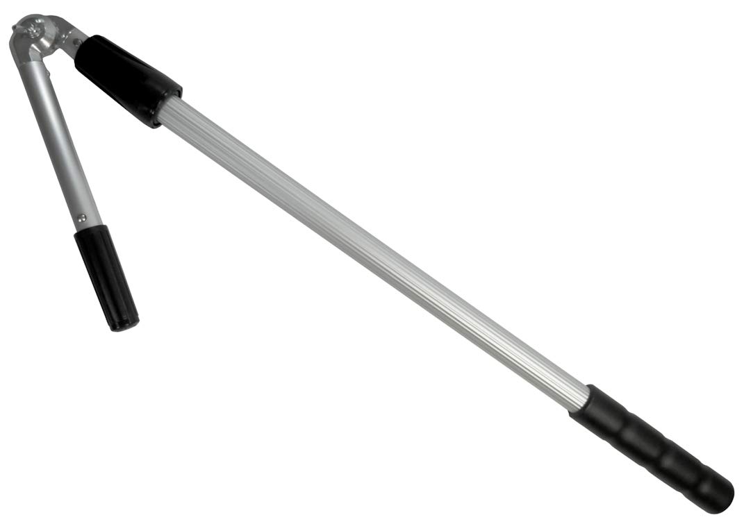 GBPro Telescopic Lightweight Extendable Window Cleaner pole/rod 125cm (49") includes free angle adaptor