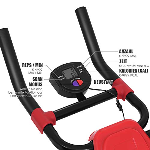 COSTWAY-Bauchtrainer-mit-4-stufigem-Widerstand-Rueckentrainer-mit-LCD-Display-AB-Trainer-klappbar-Bauchmuskeltrainer-bis-100kg-belastbar-Heimtrainer-schwarz