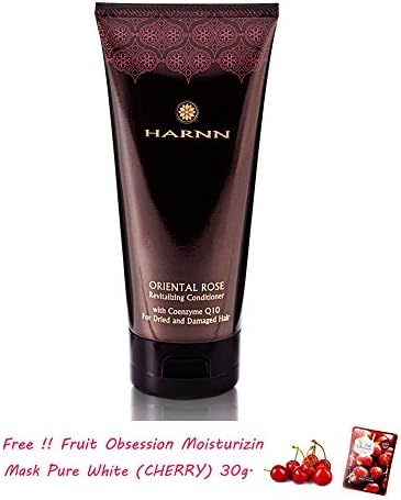 HARNN ORIENTAL ROSE REVITALIZING CONDITIONER WITH COENZYME Q10 FOR DRIED AND DAMAGED HAIR 150 G[GET FREE TOMATO FACIAL MASK &amp; CERAMINE UV LINE GINKGO PLUS WHITENING CREAM 8.50ML]