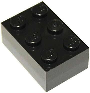 black lego bricks