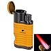 Cohiba Windproof Lighter Gas Lighter Cigarette Lighter Torch Lighter Jet Blue Triple Flame Refillable Inflatable Cigar Lighter D0352