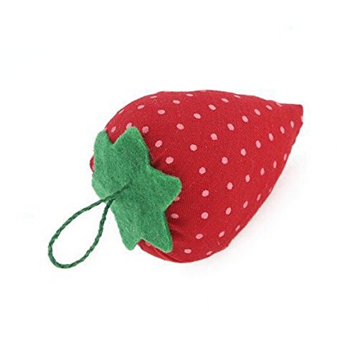 2PCS DIY Craft Strawberry Pin Cushion , Needle Holder Sewing Kit - Thumbnail 2