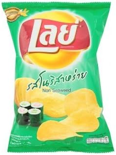 Lay potato chips fried Nori seaweed sheets.