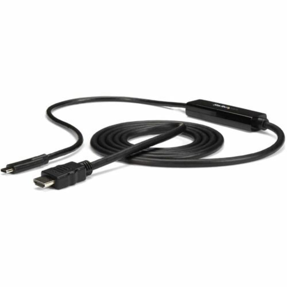 StarTech.com 6ft USB-C to HDMI Cable - USB Type-C to HDMI Adapter Cable - 4K 30Hz - Black (CDP2HDMM2MB) - Limited Stock, See Similar Item CDP2HD2MBNL