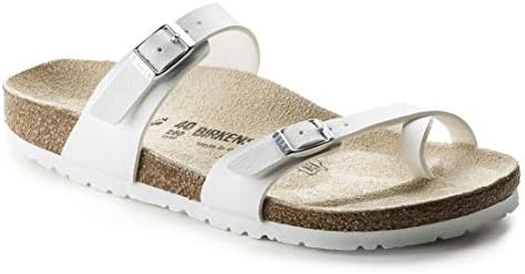 Birkenstock Men's Mayari Birko Flor Sandals, White, 40 EU price in