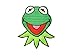 2 pieces FROG Iron On Patch Applique Animal Embroidered Motif Fabric Children Decal 2.6 x 2.3 inches (6.8 x 6 cm)