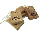 Clothes moths Protection - Camphcra Fresh Root Blocks For Closet and Drawer Storage - 4 Blocks