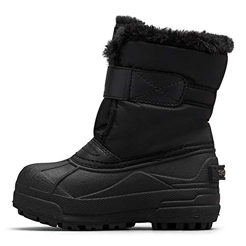 Sorel - Youth Snow Commander Snow Boots for Kids, Black/Charcoal, 13 M US