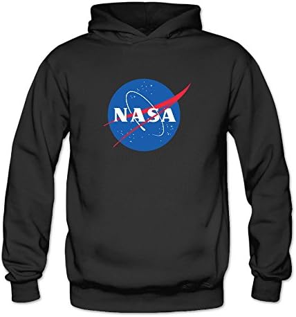 Firewei NASA Logo Women's Hooded Sweatshirt Black