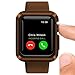 iiteeology Replacement for Apple Watch Case 42mm, Universal TPU Protective Case for Apple iWatch Series 3 Series 2 Series 1 - Matte Brown