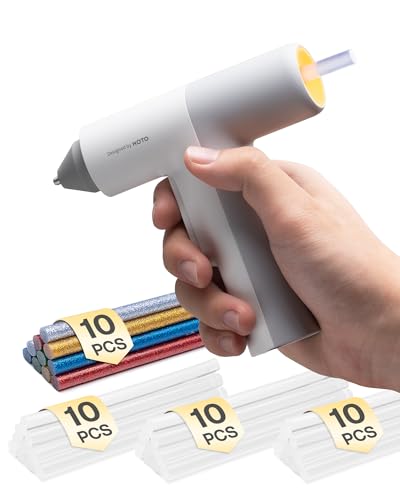 Pistolet à Colle Sans Fil USB-C 3000mAh, chauffage rapide 30s