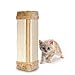 Wall Mounted Scratching Post, 20inch Hanging Natural Sisal Cat Scratching Mat, Door Wall Protecting Corner with Wall Fixings (Khaki)