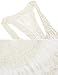 Halife Women's Sexy Lace Mesh Patchwork Bikini Bathing Suit Cover Up Tank Dress (One Size, Beige)