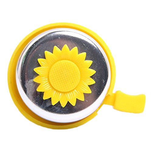 Solvang Kids Sunflower Bike Bicycle Bells Children Bike Horn Accessory (Yellow)