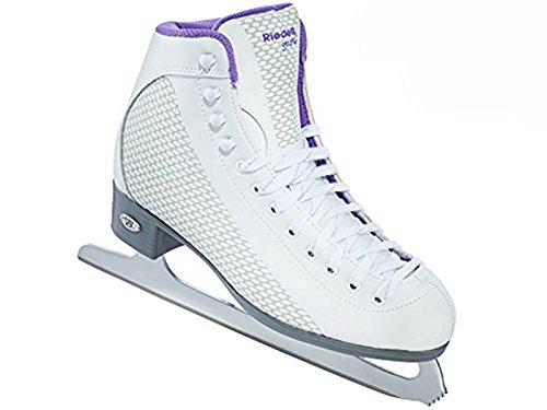 Riedell Skates - 113 Sparkle - Recreational Figure Ice Skates with Stainless Steel Spiral Blade