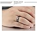 LOHOME Titanium Steel Comfort Fit Smooth Surface Superman Wedding Band Ring for Men