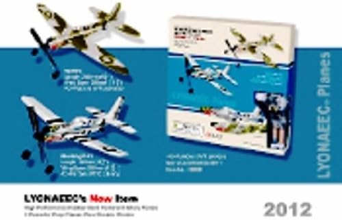 Sky Blue Flight 2-Plane Kit with P-51 Mustang and Spitfire + Winder Model Kit