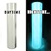 VVEEWUU 10 Inches x 5 Feet Glossy Adhesive Craft HTV Vinyl for T-Shirts Glow in Dark Heat Transfer Vinyl Roll for Heat Press (Blue Glow)