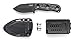 CRKT Pangolin Fixed Blade Knife with Sheath: Compact Outdoor Knife, Black Powder Coated Blade, Textured Nylon Handle Scales, Molle Compatible Sheath 2790