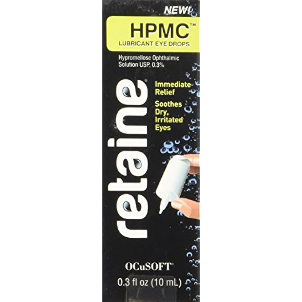 Ocusoft Retaine Hpmc 10 Milliters Preservative Free Lubricant Eye Drops