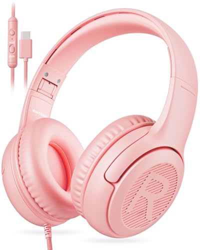 Awatrue USB-C Kids Headphones Mic