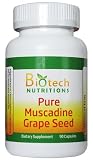 Muscadine Grape Seed 100% Pure Muscadine Grape Seed 90 capsules per bottle 650mg per capsule