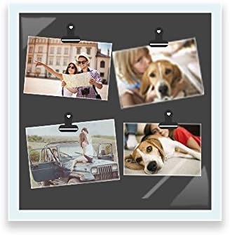 HUSOAR N1347 Pictrue Frame, 13x13 Frame Succinct Design for The Home (White)