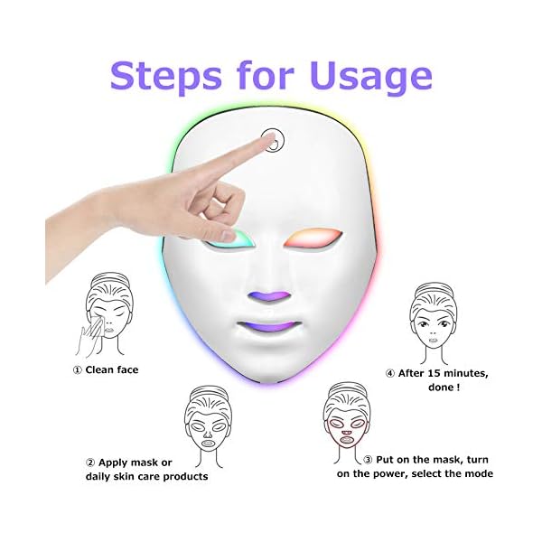 7-Color-LED-Light-Face-Mask-Touch-Control-Therapy-Acne-Treatment-LED-Mask-Wrinkle-Removal-Anti-aging-Skin-Rejuvenation-for-Daily-Skin-Care 7 Color LED Light Face Mask - Touch Control Therapy Acne Treatment LED Mask Wrinkle Removal Anti-aging Skin Rejuvenation…