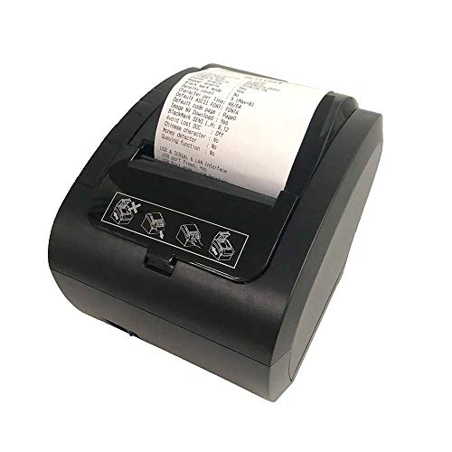 NETUM Thermal Receipt Printer 80MM USB Network Pos Printer with Auto Cutter Ethernet LAN Port Support Cash Drawer ESC/POS