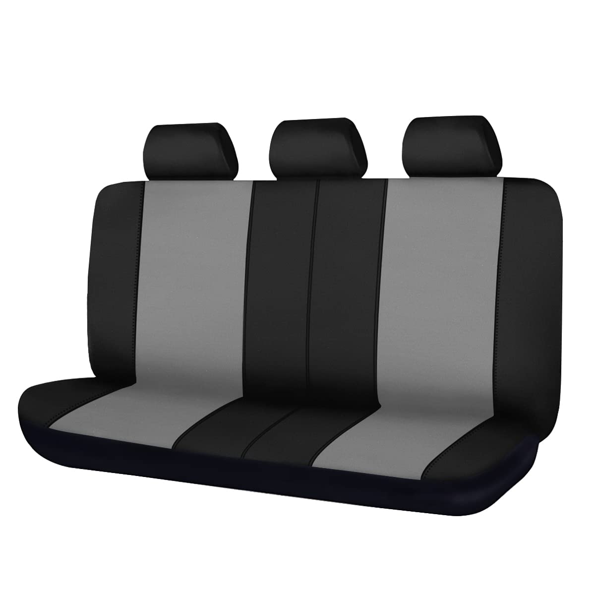 Photo 1 of Flying Banner Rear Bench car seat Covers car seat Protectors Split 40/60 50/50 60/40 (Black & Gray, Value)