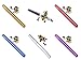 Ouguan Pocket Size Pen Shaped Collapsible Fishing Rod Pole and Spinning Reel Combo (Black)