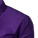 Mada Mens Casual Long Sleeve Business Dress Shirt Solid Color Slim Fit Shirts