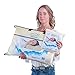 Contour Memory Foam Pillow by SnoozeWise. Firm Yet Supportive. Relieve Your Pillow Neck Pain! Extra Allergy Pillow Case, Soft Eye Shades and Foam Earplugs. Size 22.4x14.4 inches with 2 Neck Heights.