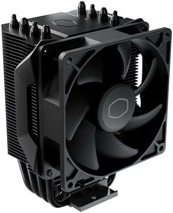 Cooler Master Hyper 411 Nano CPU Air Cooler, SickleFlow 92 PWM Fan, 4 Copper Heat Pipes, 136mm Tall, Sleek Top Cover, AMD Ryzen AM5|AM4, Intel LGA 1851|1700 Brackets