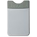 GreatStyler Premium Lycra Cell Phone Card Holder Sticker Firmly Adhesive Stick Back Cover Credit Card Holder Pouch Pocket Wallet for Mobile Cell Phones (Gray)