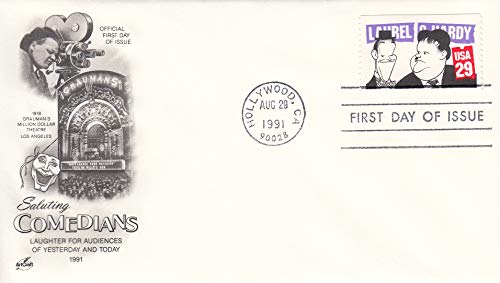Laurel & Hardy ArtCraft First Day Cover Cachet FDC 2562
