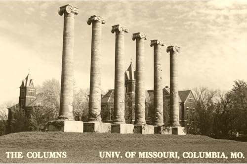 ART.COM Wall Art Print The Columns, University of Missouri, 24" x 16"