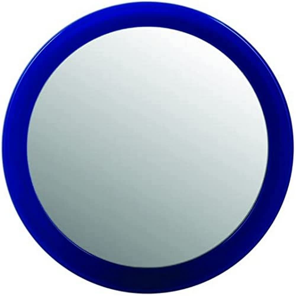 MSV Homexpert Magnifying mirror with suction cup in blue, Metal, 15 cm-6