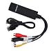 The VHS to Digital Converter USB 2.0 Video Converter Audio Capture Card VHS Box VHS VCR TV to Digital Converter Support Win 2000/Win Xp/ Win Vista /Win 7/Win 8/ Win 10 Linux Mac/Android primary