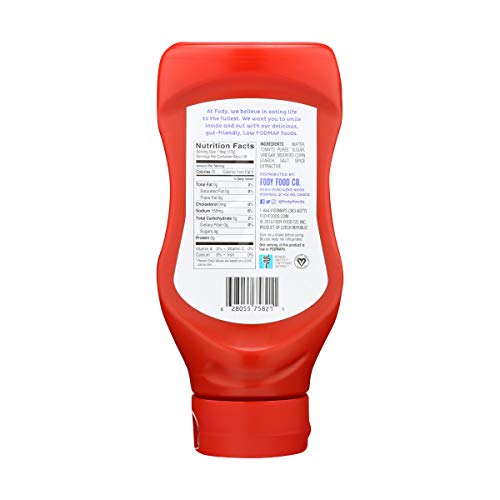 Fody Foods Vegan Tomato Ketchup Low FODMAP Certified Gut Friendly