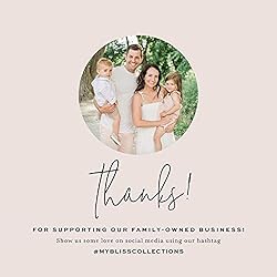 Bliss Collections Black Script Heart Thank You
