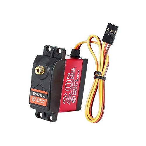 Goolsky DSSERVO DS3218MG RC Servo 20kg Wasserdichtes Aluminiumoberteil Einachsiges Servo Metallzahnrad Digitales Servo… – Bild 5