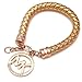 1 X 2014 New Fashion Letter Exquisite Luxury Charm Bracelets (Gold) by Preciastore