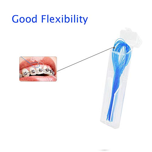 EasyHonor Dental Floss Threaders for Braces, Bridges, and Implants,210